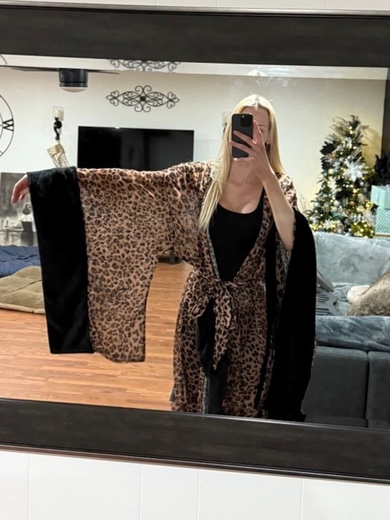 Current Mood Other - Dolls Kill/Current Mood Enticing Opulence Leopard print Robe